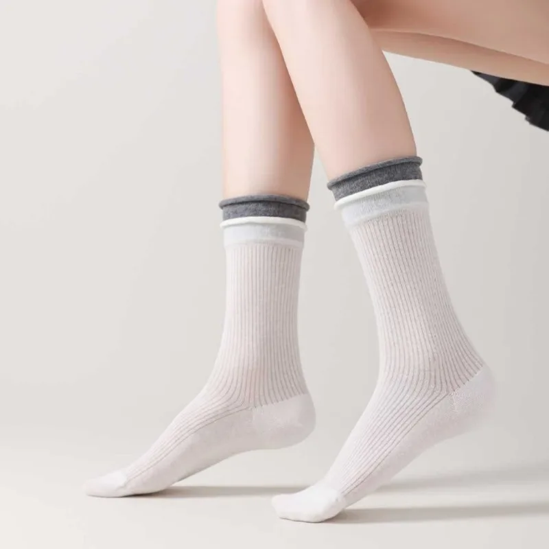 Women's Medium Tube Socks Thin Mesh Summer Socks Women Breathable Women's Socks Color Matching Stockings Women
Women's Medium Tube Socks Thin Mesh Summer Socks Women Breathable Women's Socks Color Matching Stockings Women