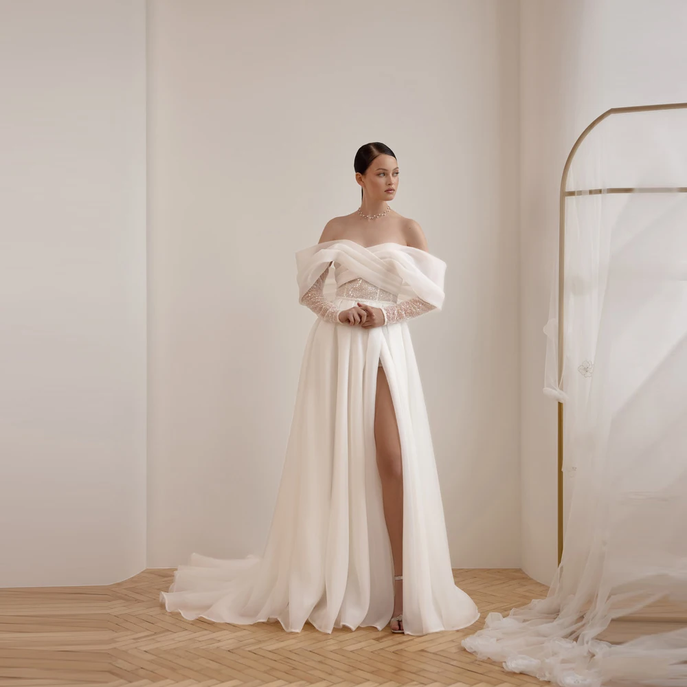 Sweetheart Collar Sleeveless Women Wedding Dresses A-Line Bridal Gowns Mopping Length Banquet Vestidos De Novias 2025 Customized
Sweetheart Collar Sleeveless Women Wedding Dresses A-Line Bridal Gowns Mopping Length Banquet Vestidos De Novias 2025 Customized
