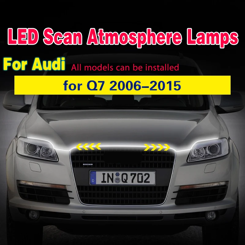 Led Car Hood Lights For Audi Q7 2006-2015 Scan Starting Flexible Decorative Atmosphere Lamps DRL Auto Daytime Running Lights 12V
Led Car Hood Lights For Audi Q7 2006-2015 Scan Starting Flexible Decorative Atmosphere Lamps DRL Auto Daytime Running Lights 12V
