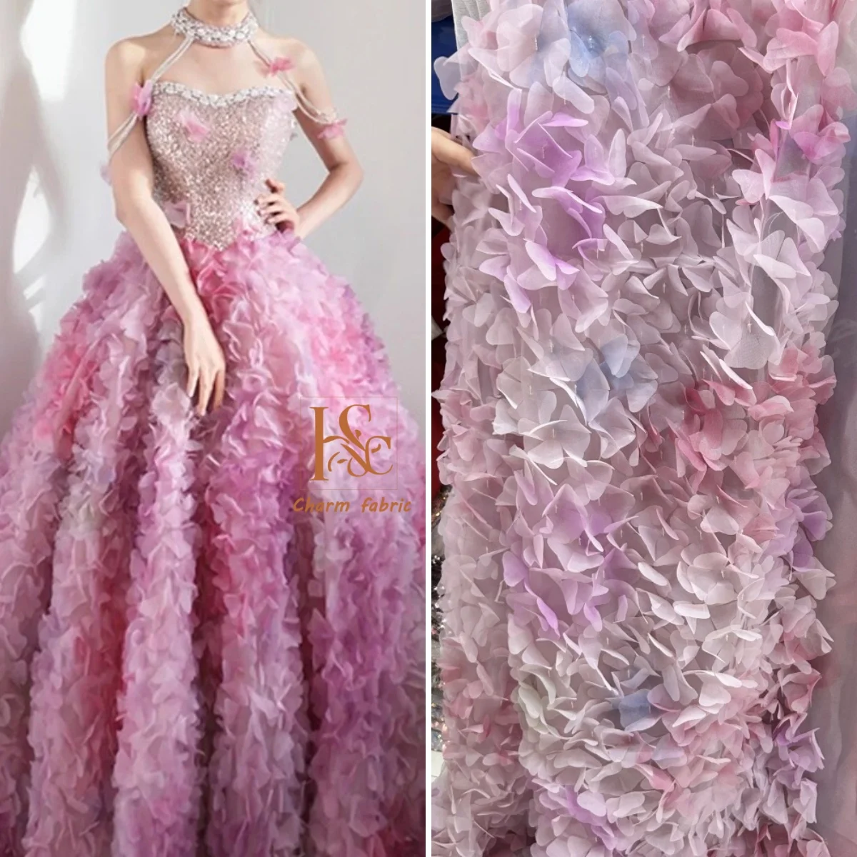 Романтическая розовая трехмерная цветочная ткань, шитье вечернего платья, бальное платье, детская юбка, украшение подол, ткань «сделай сам»
Романтическая розовая трехмерная цветочная ткань, шитье вечернего платья, бальное платье, детская юбка, украшение подол, ткань «сделай сам»