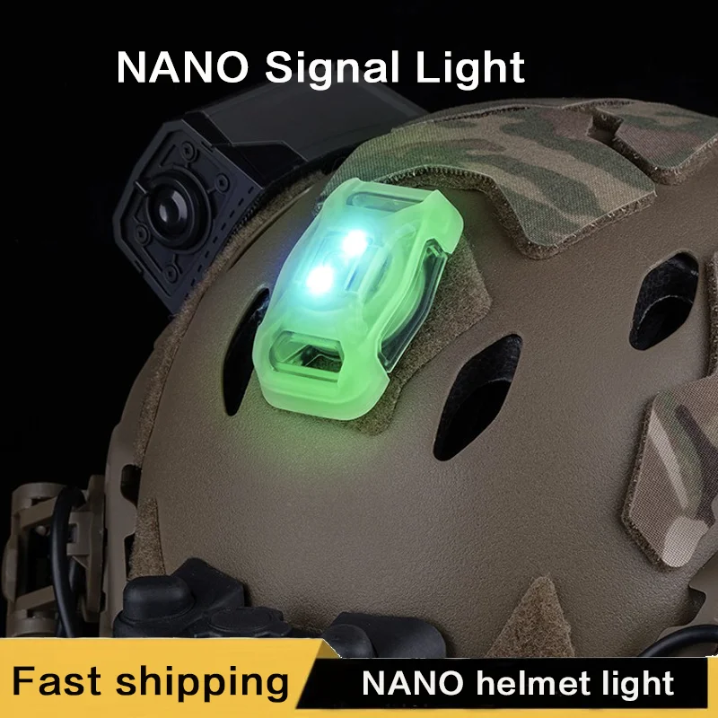 Уличный тактический фонарь для шлема. Сигнальный свет NANO, полевой спасательный стробоскоп ИК-маяк, 2 режима
Уличный тактический фонарь для шлема. Сигнальный свет NANO, полевой спасательный стробоскоп ИК-маяк, 2 режима