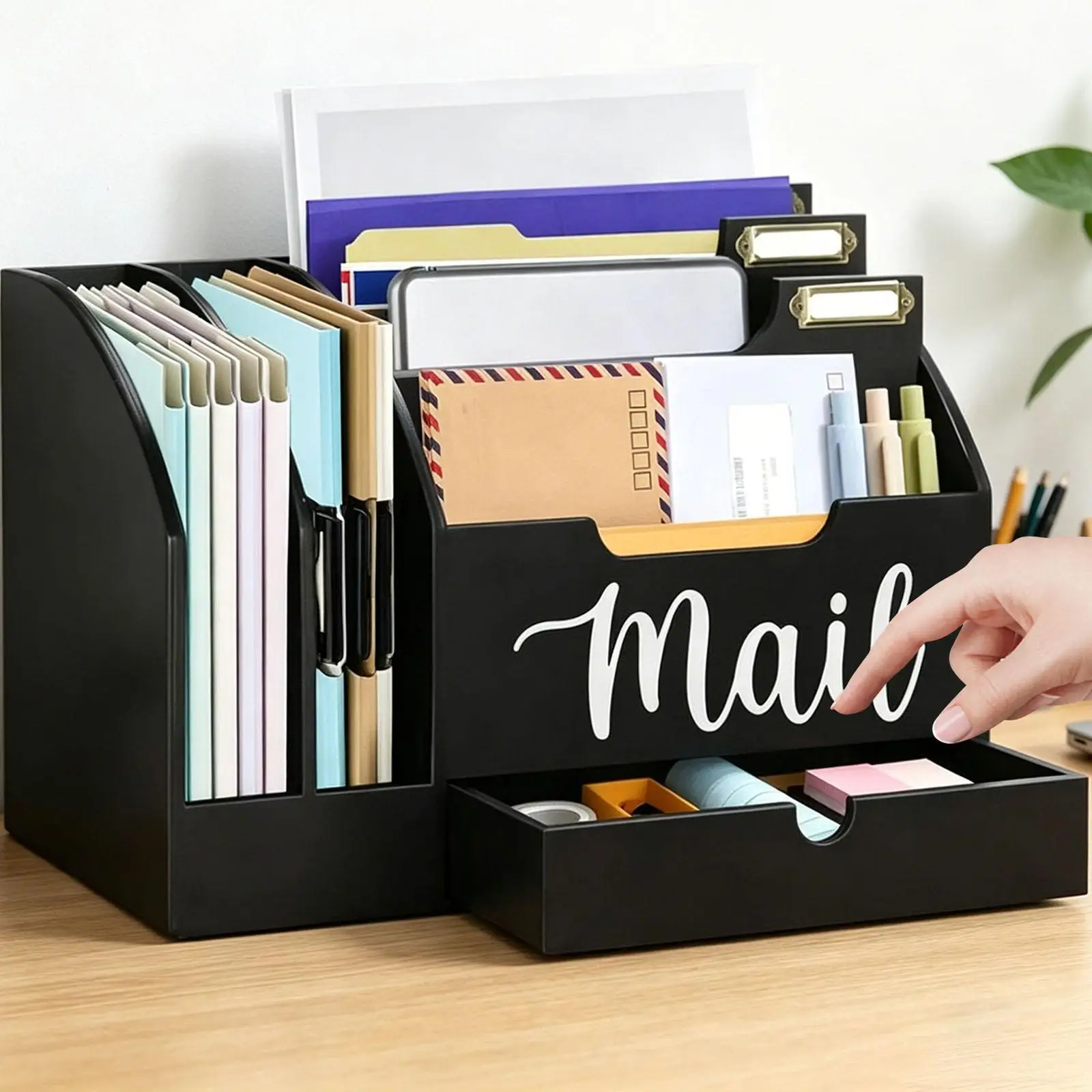 Mail Organizer for Home Office Decor Farmhouse with Drawer Box Letter Sorter
Mail Organizer for Home Office Decor Farmhouse with Drawer Box Letter Sorter