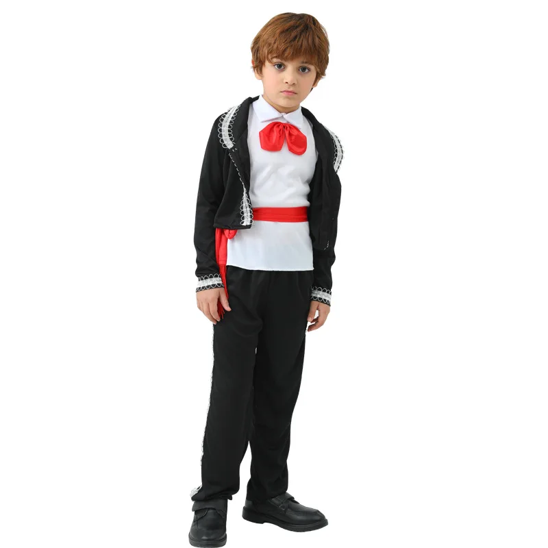 Halloween Children Kids Boys Cosplay Traditional Mariachi Amigo Dance Boy Mexican Costumes
Halloween Children Kids Boys Cosplay Traditional Mariachi Amigo Dance Boy Mexican Costumes