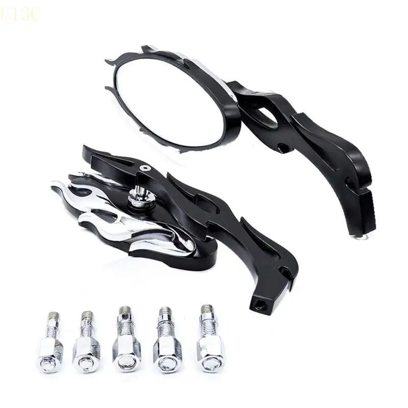 U13C 1 Pair Universal Motorcycle Rear View Black Handle Bar End Side Rearview Mirrors
U13C 1 Pair Universal Motorcycle Rear View Black Handle Bar End Side Rearview Mirrors