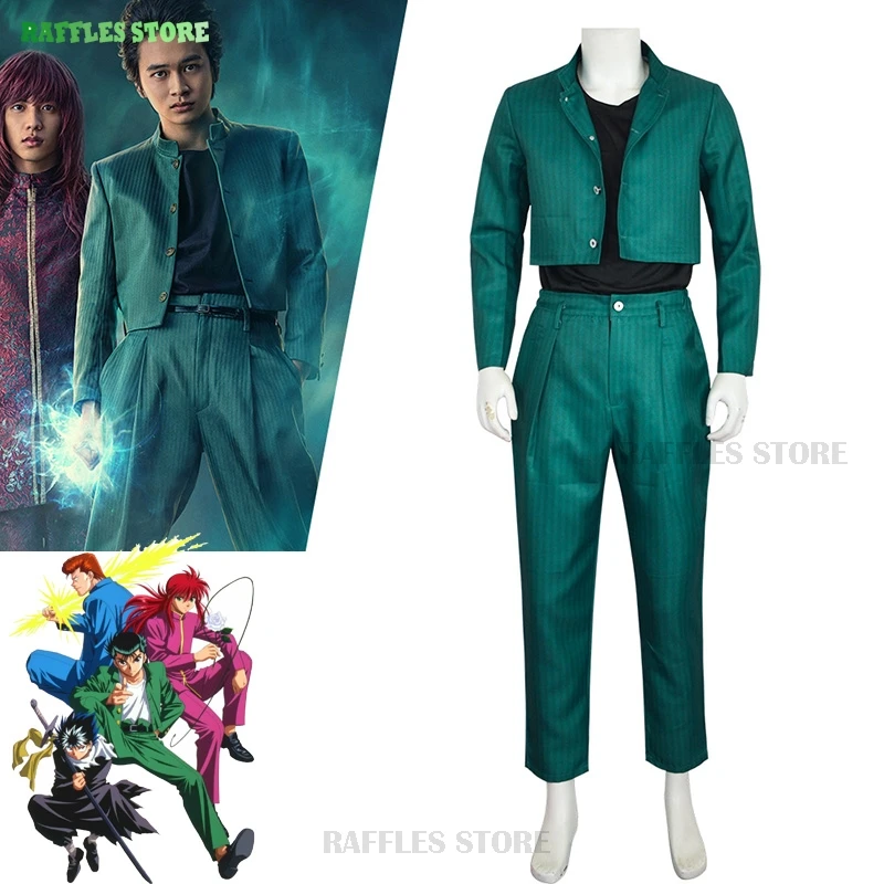 Фильм Yu Yu Hakusho Yusuke Urameshi Косплей Костюм Kitamura Школьная форма Yusuke Ghost Fighter Takumi Костюм Мужской костюм
Фильм Yu Yu Hakusho Yusuke Urameshi Косплей Костюм Kitamura Школьная форма Yusuke Ghost Fighter Takumi Костюм Мужской костюм
