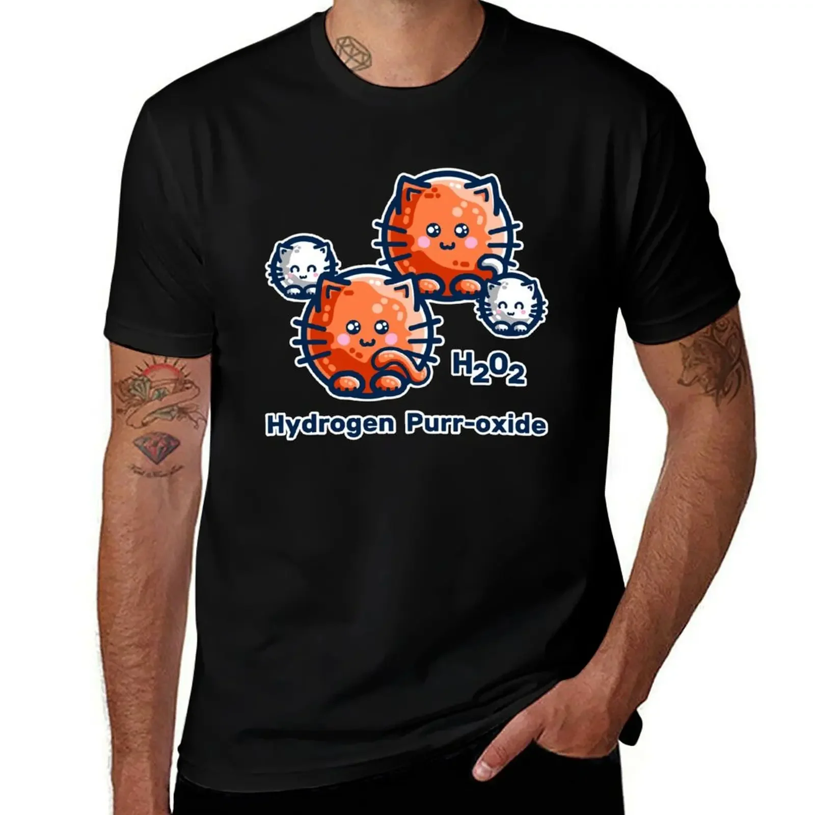 Hydrogen Purr-oxide Cat Chemistry Pun T-Shirt summer shirt vintage animal prinfor boys customizeds plus size men clothing
Hydrogen Purr-oxide Cat Chemistry Pun T-Shirt summer shirt vintage animal prinfor boys customizeds plus size men clothing