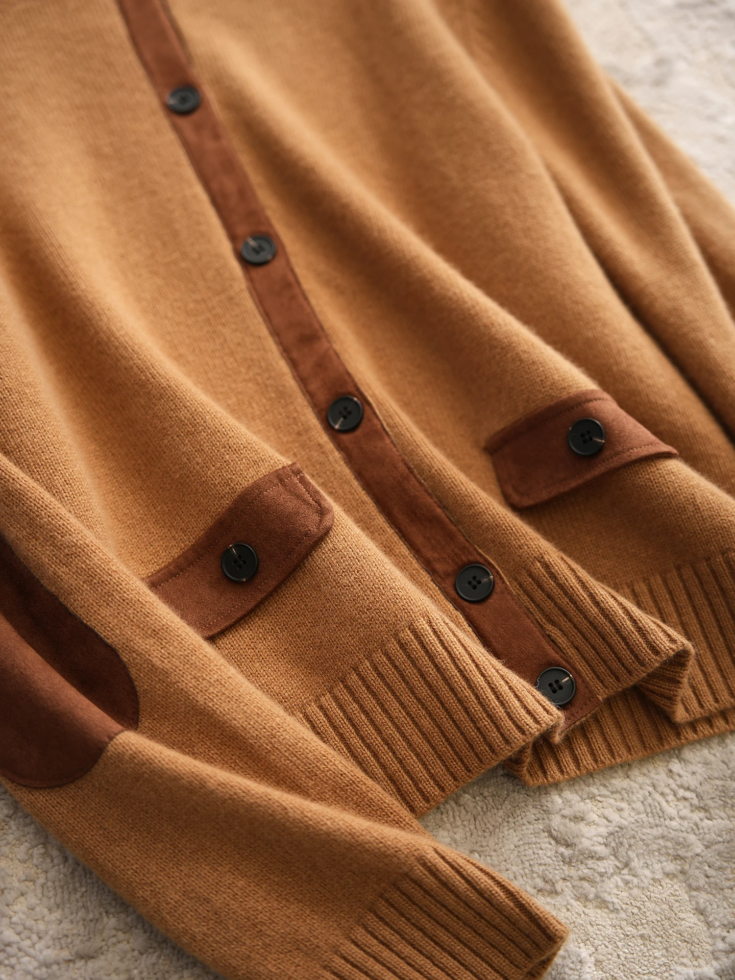 Ele Woolen Knitted Cardigan Women's Long Sve Vest Warm Soft Velvet Patchwork Collar Coat Sli Commute Sle Winter ...
Ele Woolen Knitted Cardigan Women's Long Sve Vest Warm Soft Velvet Patchwork Collar Coat Sli Commute Sle Winter ...