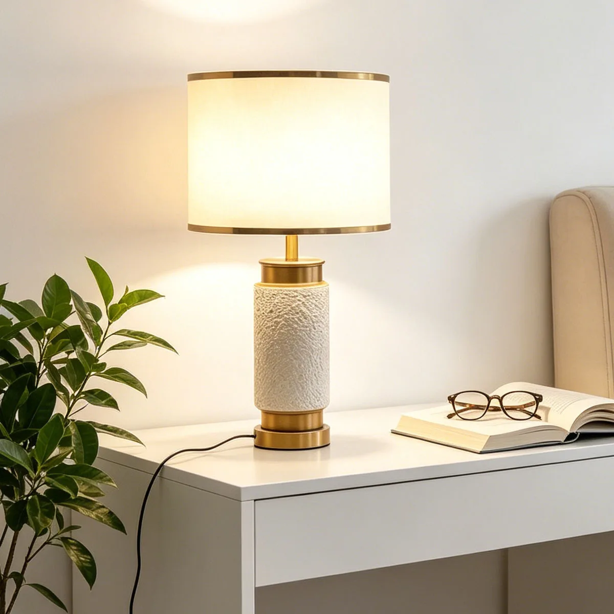 Light Luxury Ceramic Desk Lamp Hotel Bed and Breakfast Bedroom Bedside Cross-border Soft Light Ambient
Light Luxury Ceramic Desk Lamp Hotel Bed and Breakfast Bedroom Bedside Cross-border Soft Light Ambient