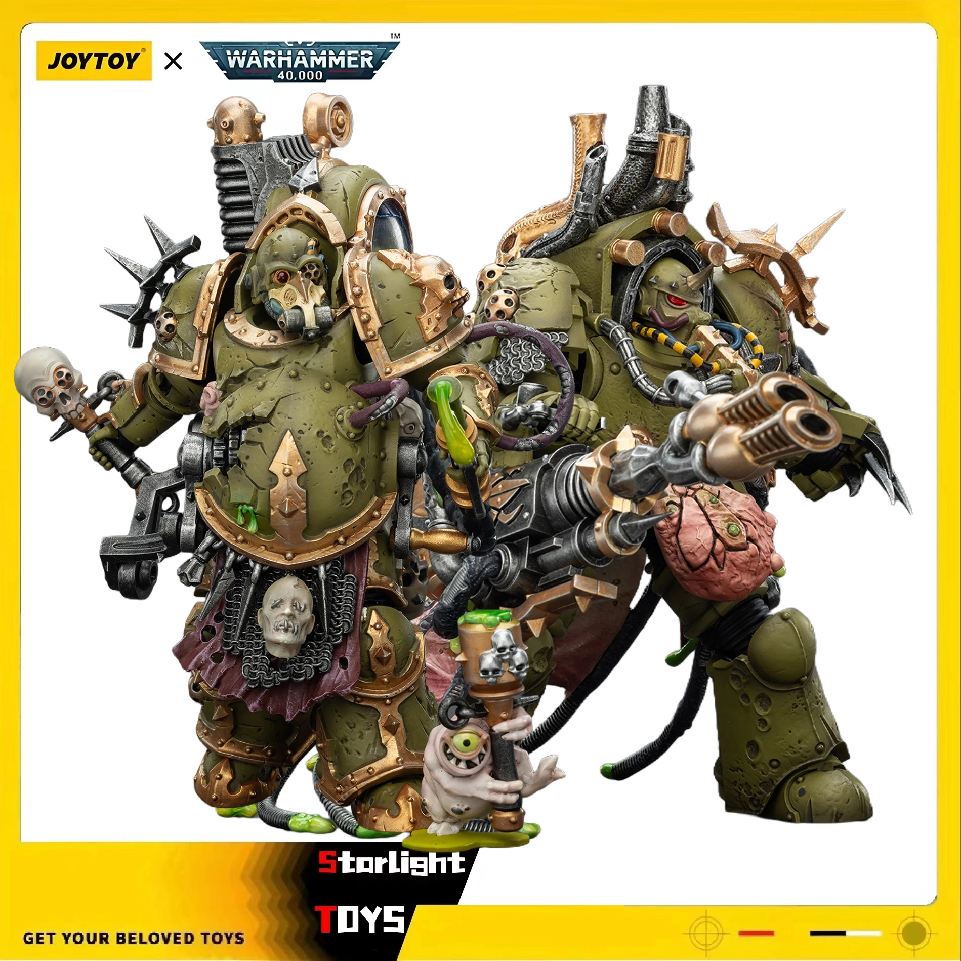 【Pre-sale】JOYTOY Warhammer 40K Death Guard Foul Blightspawn Lord of Virulence 1/18 Action Figure 12.5cm Toy
【Pre-sale】JOYTOY Warhammer 40K Death Guard Foul Blightspawn Lord of Virulence 1/18 Action Figure 12.5cm Toy