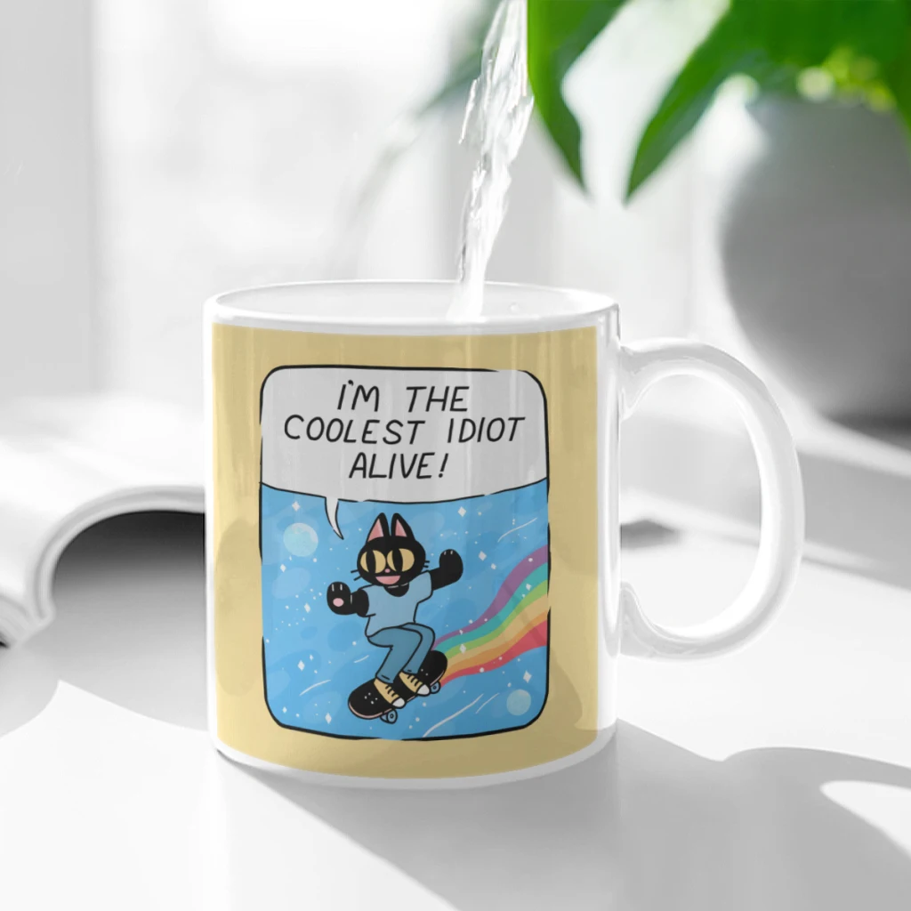 Coolest Idiot Ceramic Cup Coffee Oatmeal Breakfast Cup Creative Personality Mug
Coolest Idiot Ceramic Cup Coffee Oatmeal Breakfast Cup Creative Personality Mug