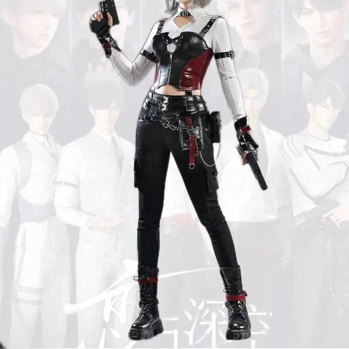 In Stock Love and Deepspace Hunter Cosplay Female Anime Game Xavier Heroine Cosplay Uniform Wig Halloween Party Outfit for Women
In Stock Love and Deepspace Hunter Cosplay Female Anime Game Xavier Heroine Cosplay Uniform Wig Halloween Party Outfit for Women
