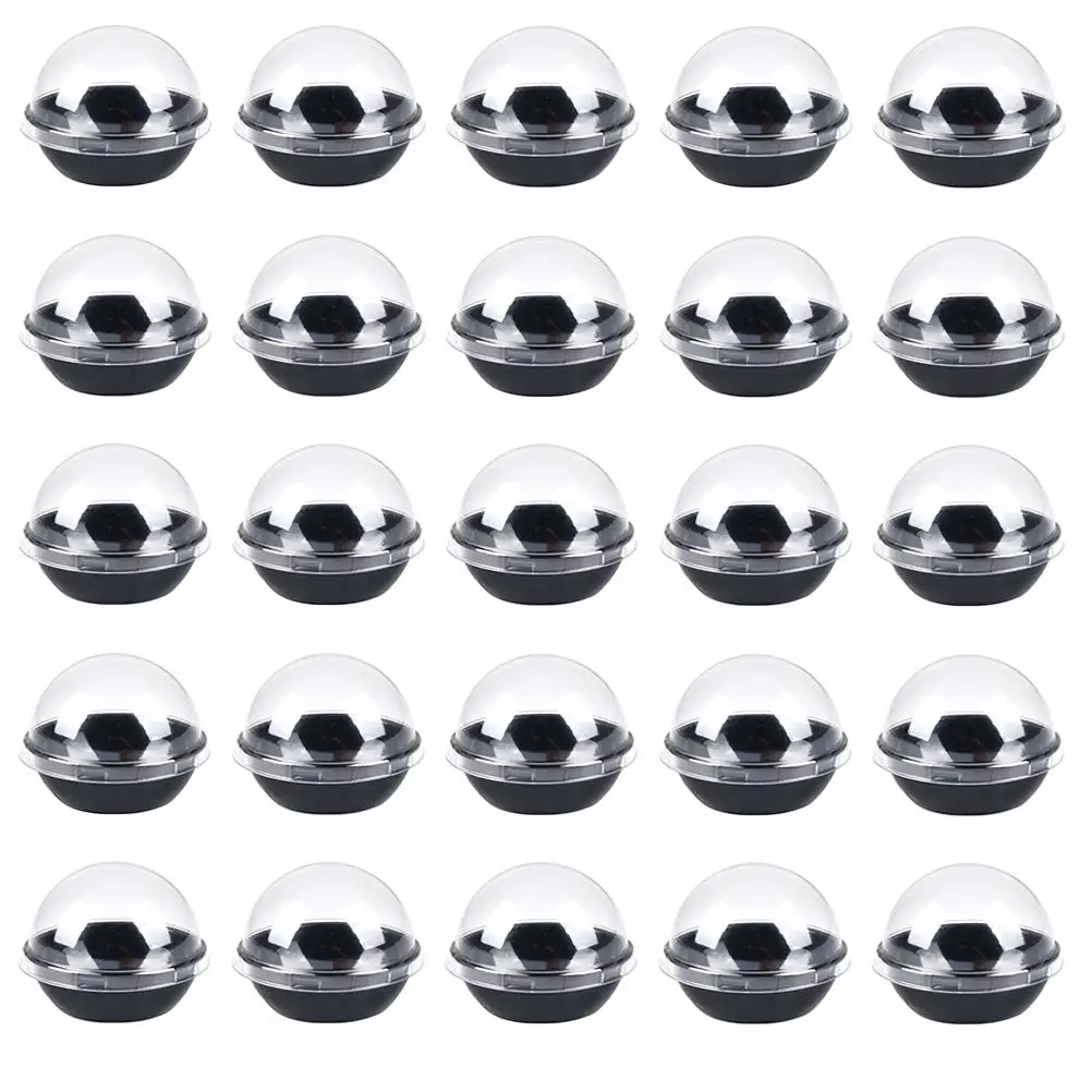50 Pcs Transparent Plastic Dome Boxes Clear Black Cake Cookie Packaging Food Preservation Containers Elegant Design
50 Pcs Transparent Plastic Dome Boxes Clear Black Cake Cookie Packaging Food Preservation Containers Elegant Design
