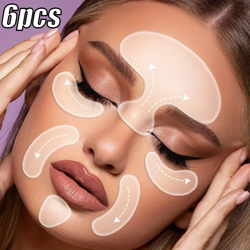 6PCS Reusable Silicone Anti-Wrinkle Pad Face Forehead Neck Hand Care Skin Lifting Tool Sticker Pad Anti-Wrinkle Aging Patch
6PCS Reusable Silicone Anti-Wrinkle Pad Face Forehead Neck Hand Care Skin Lifting Tool Sticker Pad Anti-Wrinkle Aging Patch