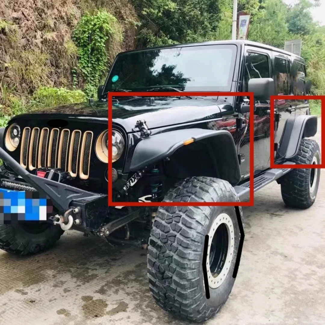 Пара крыльев в сборе для Jeep Wrangler JK 2007-17, модифицированный кронштейн для освещения, автоаксессуары
Пара крыльев в сборе для Jeep Wrangler JK 2007-17, модифицированный кронштейн для освещения, автоаксессуары