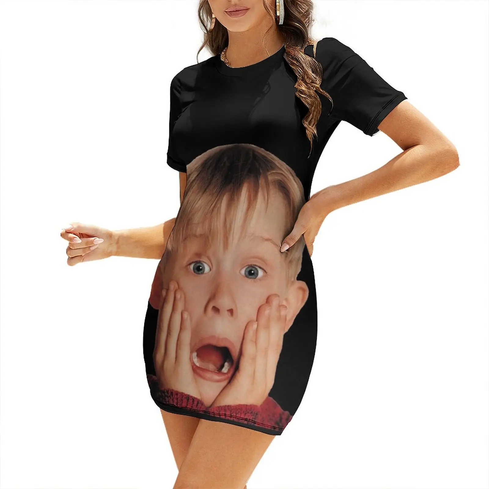 Home Alone Short-Sleeved Dress women dresses summer women's dress 2025 dresses for women 2025 summer dress korean women
Home Alone Short-Sleeved Dress women dresses summer women's dress 2025 dresses for women 2025 summer dress korean women