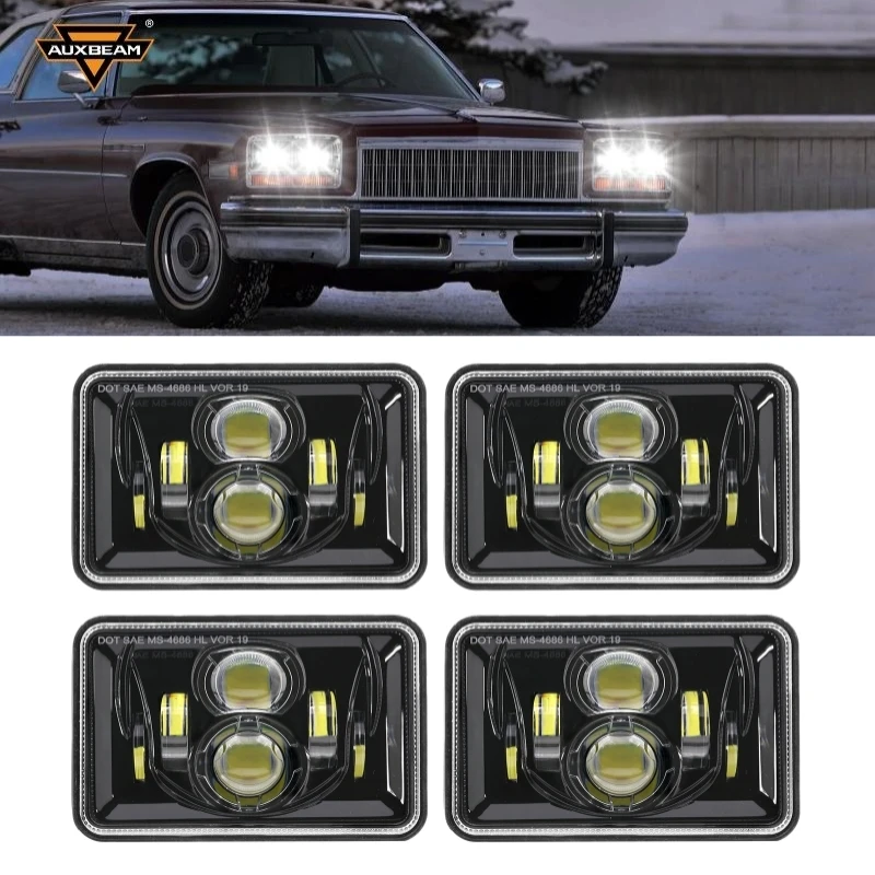 4x6 дюймов Автомобильные светодиодные фары, прямоугольная сигнальная лампа для автодома, RV, GMC, Chevrolet
4x6 дюймов Автомобильные светодиодные фары, прямоугольная сигнальная лампа для автодома, RV, GMC, Chevrolet