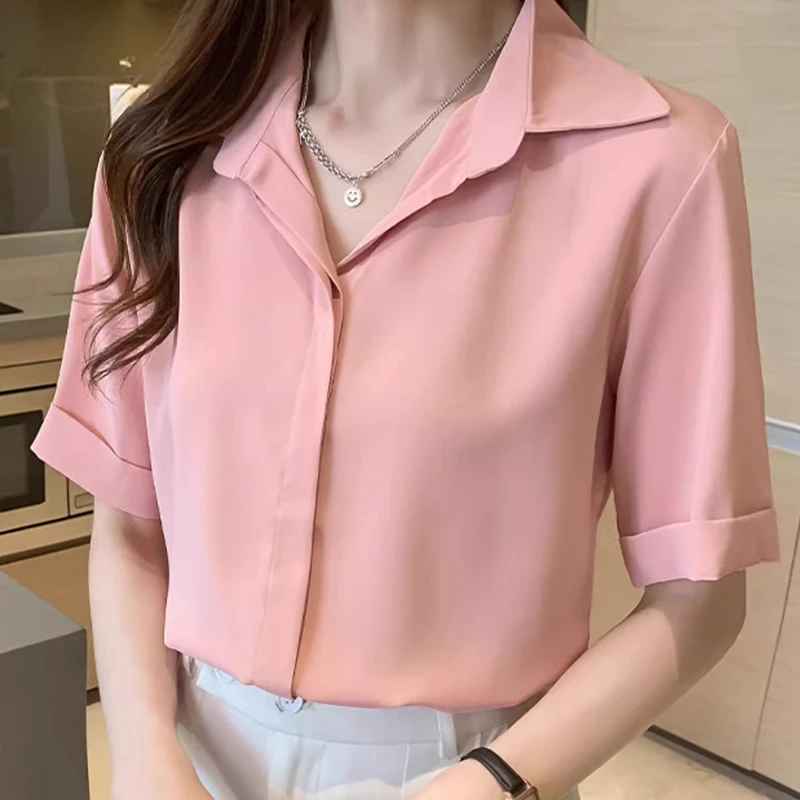 Elegant Women's Short Sleeve Shirt Professional Slim Fit Collar White Top Luxury Feel Summer New Arrival by Chinese Desi...
Elegant Women's Short Sleeve Shirt Professional Slim Fit Collar White Top Luxury Feel Summer New Arrival by Chinese Desi...