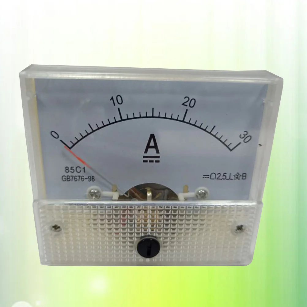 Dc 30A Analog Panel Meter Accurate Class 2.5 Current Measurement No Shunt Resistor Needed Portable Ampere Voltmeter Pointer Head
Dc 30A Analog Panel Meter Accurate Class 2.5 Current Measurement No Shunt Resistor Needed Portable Ampere Voltmeter Pointer Head