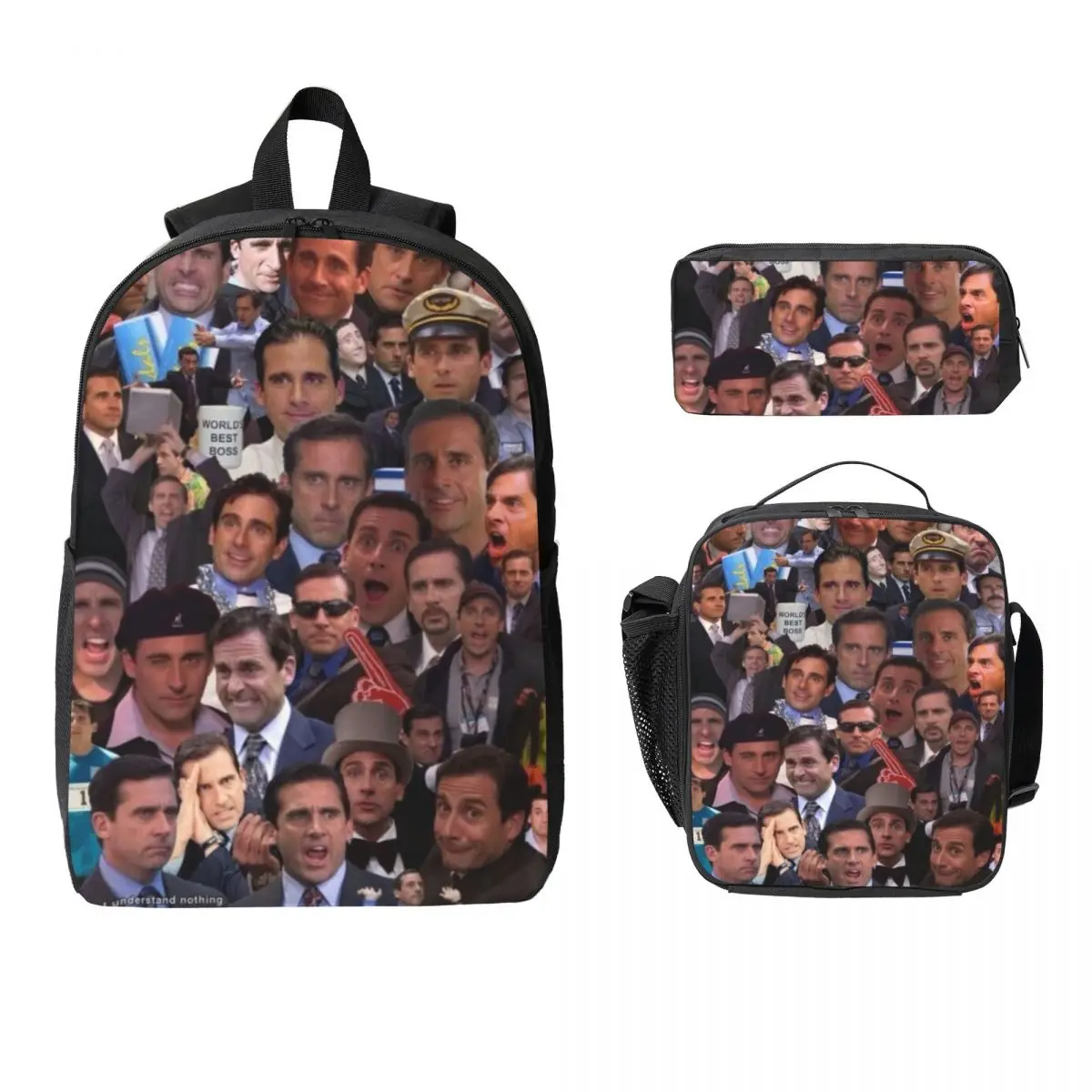 The Office Michael Scott Kids Backpack Lunch Box Pen Bags for Boys Girls Backpacks School bag Bookbag Set
The Office Michael Scott Kids Backpack Lunch Box Pen Bags for Boys Girls Backpacks School bag Bookbag Set