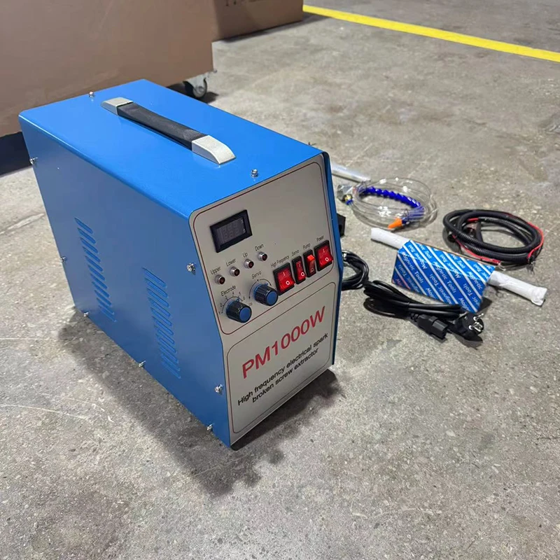 1000W Portable Mini EDM Drilling Machine for Broken Bolt Portable Removal Tap Removal Broken Screw Drilling EDM Machine
1000W Portable Mini EDM Drilling Machine for Broken Bolt Portable Removal Tap Removal Broken Screw Drilling EDM Machine