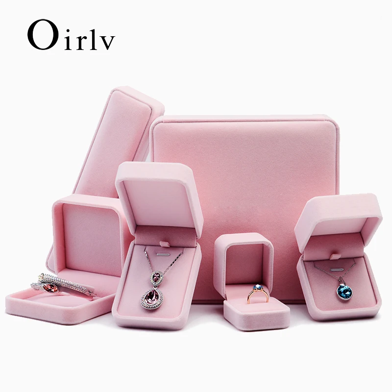 Oirlv Velvet Ring Box Classical Earring Necklace Bangle/Bracelet Case Jewelry Gift Box for Wedding Jewelry Display Storage Box
Oirlv Velvet Ring Box Classical Earring Necklace Bangle/Bracelet Case Jewelry Gift Box for Wedding Jewelry Display Storage Box