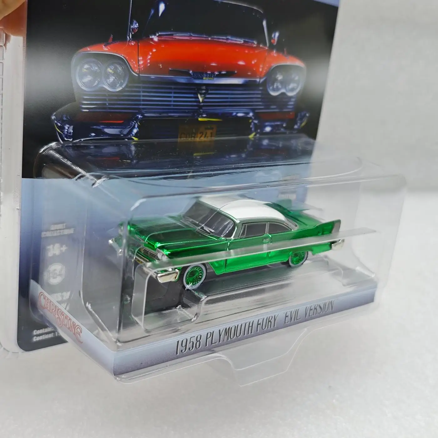GreenLight 1:64 1958 Plymouth Fury Evil version 44840-B Alloy Diecast Car Model Mini Car Toy Children's Gift
GreenLight 1:64 1958 Plymouth Fury Evil version 44840-B Alloy Diecast Car Model Mini Car Toy Children's Gift
