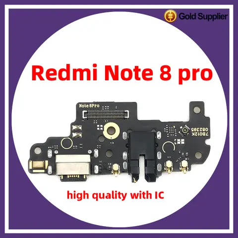 Para xiaomi redmi note 8 pro dock conector carregador usb porta de carregamento cabo flexível substituição da placa