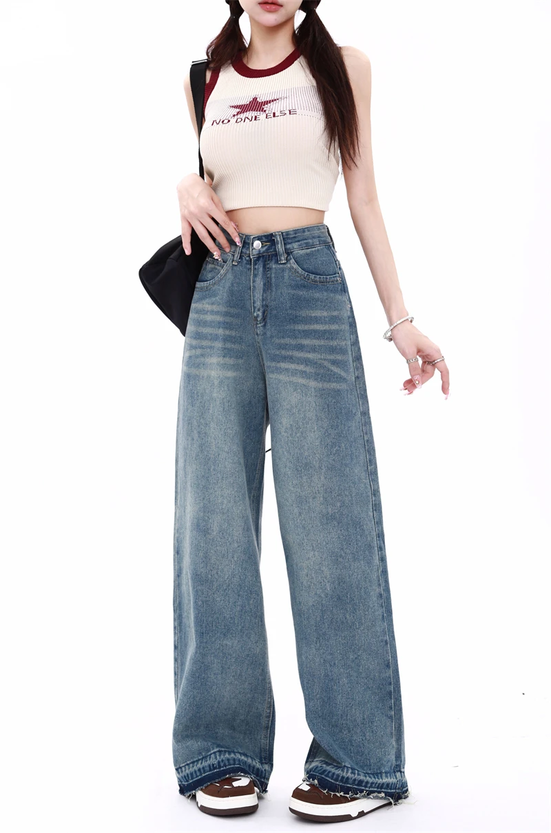 Straight Leg Jeans For Women High Waist Loose Denim Trousers Mom Jean Baggy Pants Casual Comfort Trousers
Straight Leg Jeans For Women High Waist Loose Denim Trousers Mom Jean Baggy Pants Casual Comfort Trousers