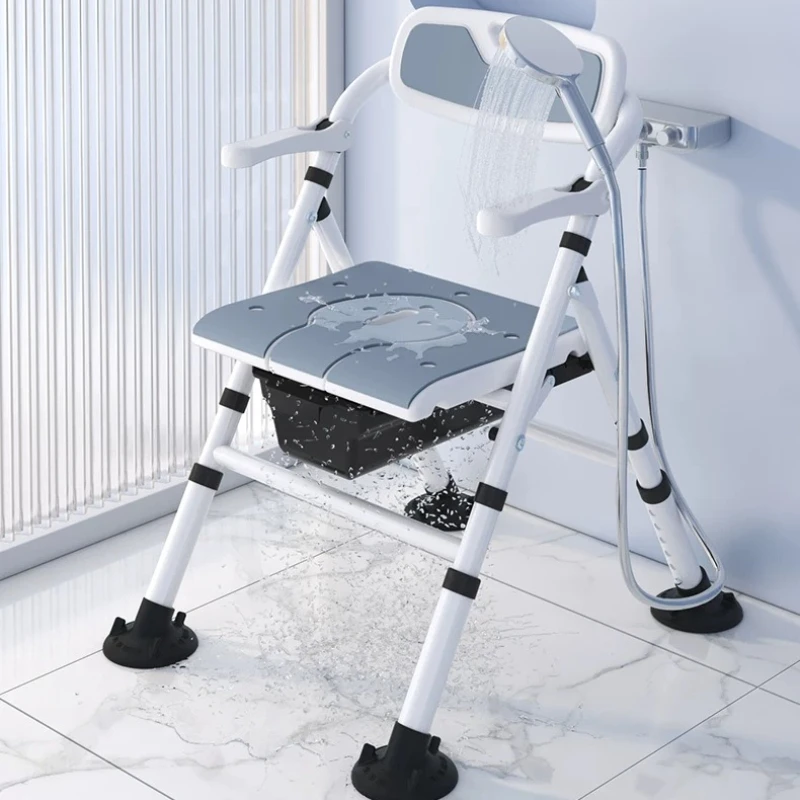 3-in-1 Shower Chair for Seniors, Foldable Bedside Commode,Height Adjustable Raised Toilet Seat with Removable Bucket Bath Chairs
3-in-1 Shower Chair for Seniors, Foldable Bedside Commode,Height Adjustable Raised Toilet Seat with Removable Bucket Bath Chairs