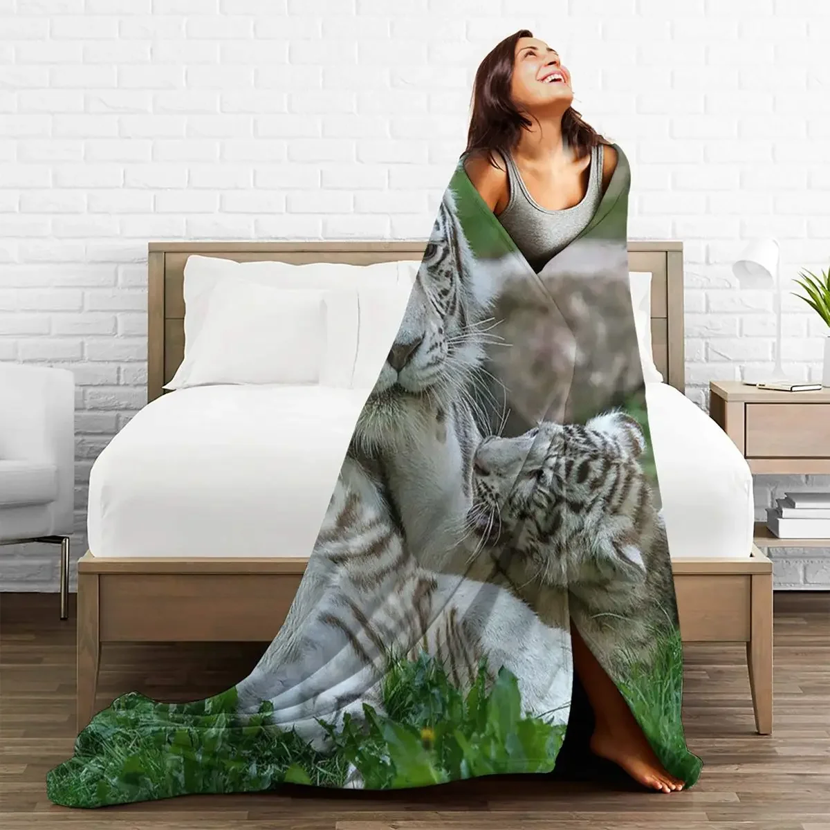 Jungle Animal Tiger Baby Blanket Fleece Winter Portable Fashionable Soft Throw Blankets for Home Travel Bedspread
Jungle Animal Tiger Baby Blanket Fleece Winter Portable Fashionable Soft Throw Blankets for Home Travel Bedspread