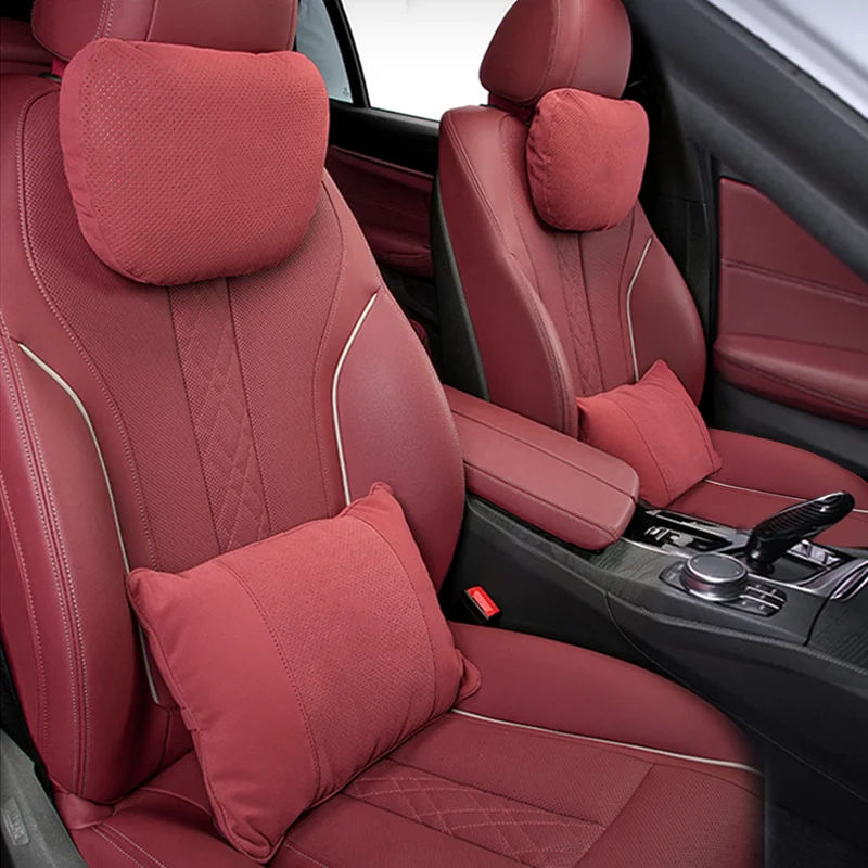 Breathable Car Neck Pillow Suede Leather Memory Foam Headrest Pillows Soft Lumbar Cushion Back Support For Porsche Cayenne Macan
Breathable Car Neck Pillow Suede Leather Memory Foam Headrest Pillows Soft Lumbar Cushion Back Support For Porsche Cayenne Macan
