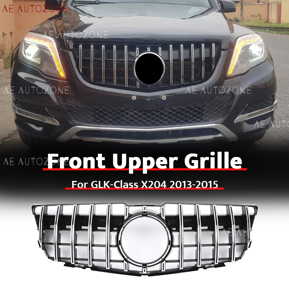 Chrome Silver Front Bumper Grille For GLK-Class X204 2013-2015 GLK250 GLK300 GLK350
Chrome Silver Front Bumper Grille For GLK-Class X204 2013-2015 GLK250 GLK300 GLK350