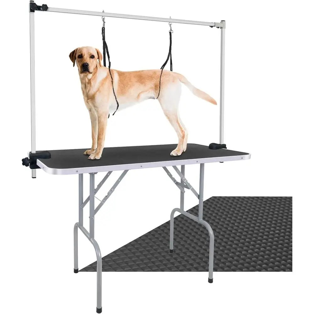 Профессиональный складной сверхмощный стол для ухода за домашними животными, 45 дюймов, H-образным кронштейном и петлей, максимальная способность до 260 фунтов, черный
Профессиональный складной сверхмощный стол для ухода за домашними животными, 45 дюймов, H-образным кронштейном и петлей, максимальная способность до 260 фунтов, черный