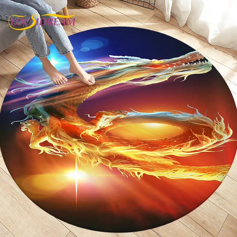 3D Cartoon Mysterious Dragon Area Rug,Round Carpet Rug for Living Room Bedroom Sofa Decoration,Kid Play Game Non-slip Floor Mat
3D Cartoon Mysterious Dragon Area Rug,Round Carpet Rug for Living Room Bedroom Sofa Decoration,Kid Play Game Non-slip Floor Mat
