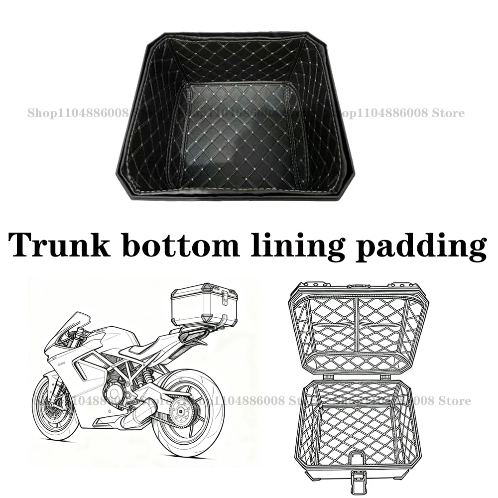36L 45L 55L 65L Trunk bottom inner lining motorcycle Tail top box padding compartment storage compartment padding PU leather
36L 45L 55L 65L Trunk bottom inner lining motorcycle Tail top box padding compartment storage compartment padding PU leather