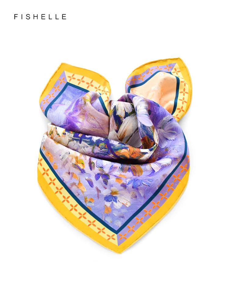 Purple Daisy flower printed natural silk scarves women's real silk scarf spring autumn ladies handkerchief hijab luxury gifts
Purple Daisy flower printed natural silk scarves women's real silk scarf spring autumn ladies handkerchief hijab luxury gifts
