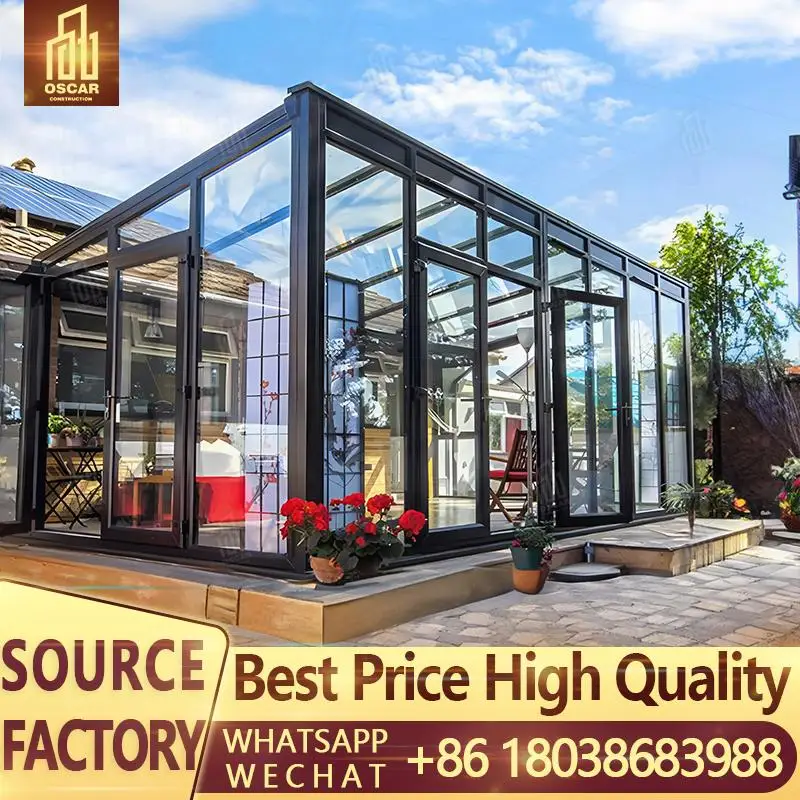 Customizable Factory Made All Aluminum Conservatory for Patio Use in US Creative Design Aluminum Sunroom
Customizable Factory Made All Aluminum Conservatory for Patio Use in US Creative Design Aluminum Sunroom