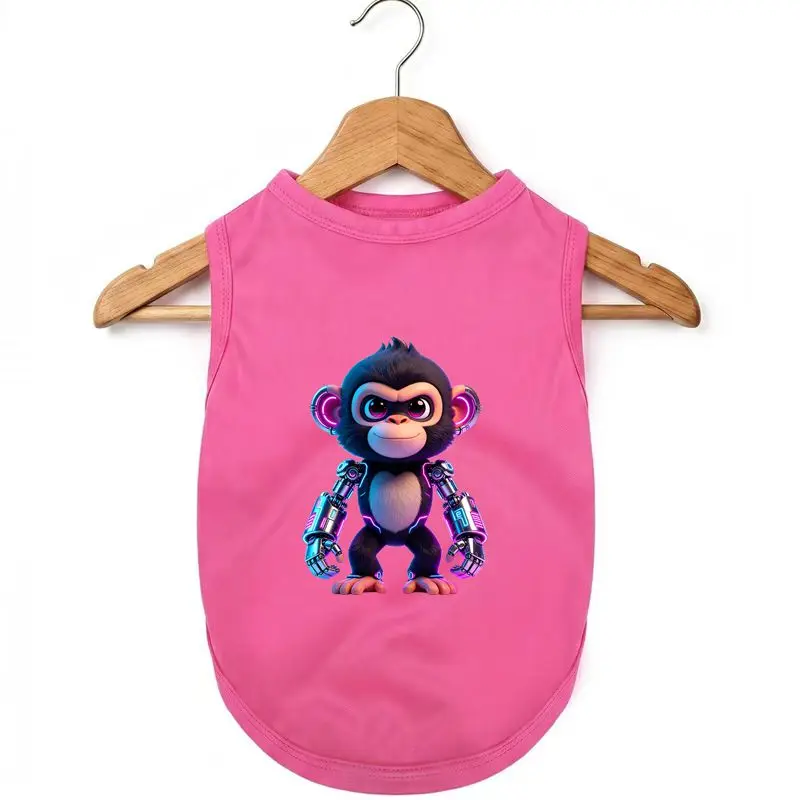 Cyber Monkey Dog Tank Top Summer Breathable Lightweight Pet Clothes Funny Print
Cyber Monkey Dog Tank Top Summer Breathable Lightweight Pet Clothes Funny Print