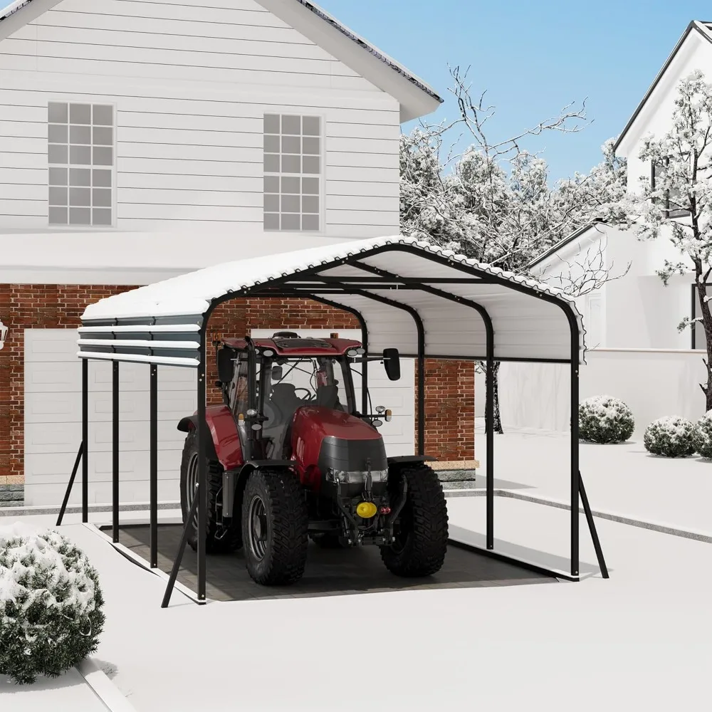 10' x 15' Heavy Duty Metal Carport with Galvanized Steel Roof, Metal Roof Carport with Enhanced Base, Tall Metal Carport Kits Ga
10' x 15' Heavy Duty Metal Carport with Galvanized Steel Roof, Metal Roof Carport with Enhanced Base, Tall Metal Carport Kits Ga