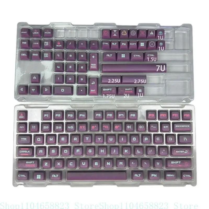 XDA Height 128Keys Keycaps Set in Gradual Change Color Cyber Type Keycap Enhances Typing For Mechanical Keyboards
XDA Height 128Keys Keycaps Set in Gradual Change Color Cyber Type Keycap Enhances Typing For Mechanical Keyboards