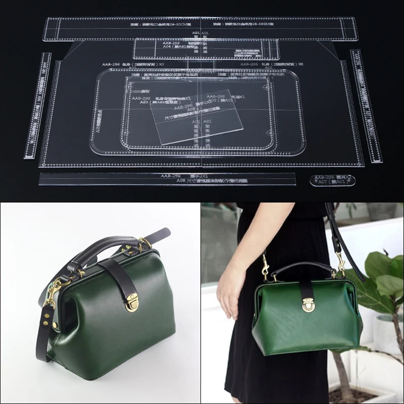 Sewing Pattern Leather Template, Durable Acrylic Stencil, DIY Handmade Bag, Shoulder Satchel Bag, Sewing Pattern, 30*28*14cm
Sewing Pattern Leather Template, Durable Acrylic Stencil, DIY Handmade Bag, Shoulder Satchel Bag, Sewing Pattern, 30*28*14cm