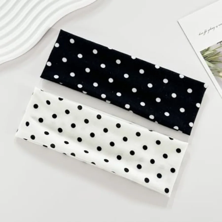 Polka Dot Headband Soft Non Slip Hair Bands Stretchy Fashion Hair Accessories for Women Girls Yoga Workout Makeup Daily Wear Ba
Polka Dot Headband Soft Non Slip Hair Bands Stretchy Fashion Hair Accessories for Women Girls Yoga Workout Makeup Daily Wear Ba