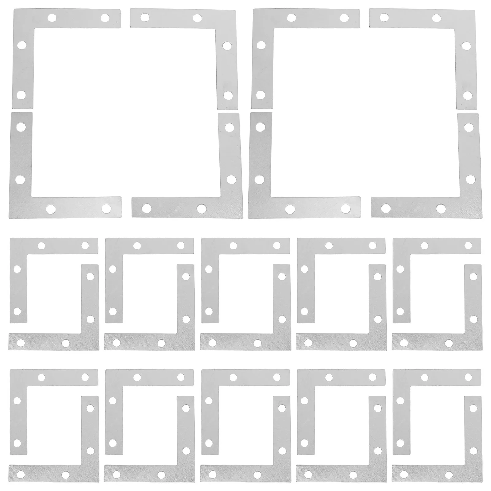 50 шт. металлических L-образных угловых кронштейнов, усиленные стабилизаторы для деревянных рам, мебельные опорные скобы
50 шт. металлических L-образных угловых кронштейнов, усиленные стабилизаторы для деревянных рам, мебельные опорные скобы