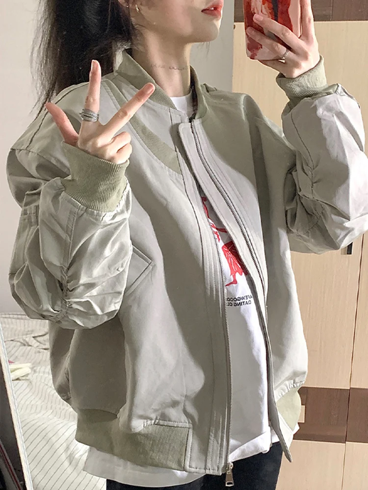 Men's MA Pilot Jaet Spring Autumn ort Workwear Baseball Sle American Design Loose Fit Long Sve Zipper Closure
Men's MA Pilot Jaet Spring Autumn ort Workwear Baseball Sle American Design Loose Fit Long Sve Zipper Closure