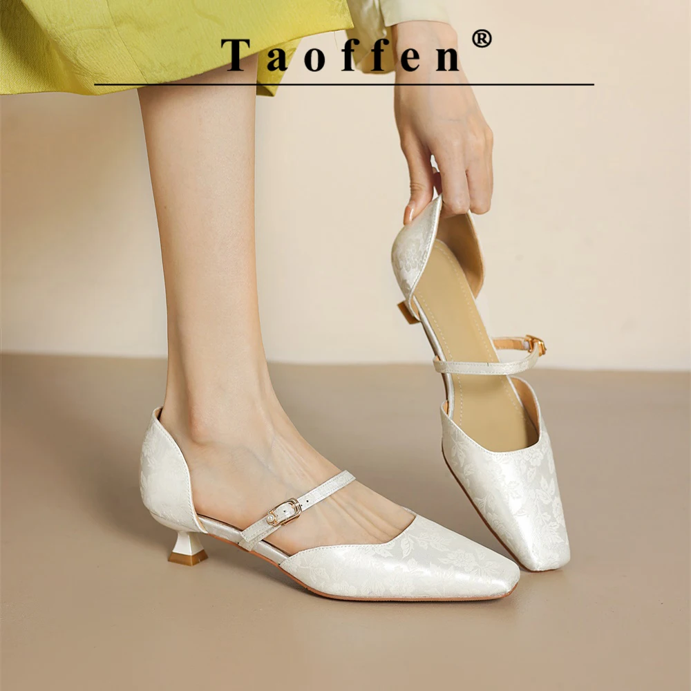 Taoffen New Casual Women's Pumps Spring/Autumn Square Toe Low-Heel Pumps Comfortable Buckle Strap Office Lady Shoes 2024 Trend
Taoffen New Casual Women's Pumps Spring/Autumn Square Toe Low-Heel Pumps Comfortable Buckle Strap Office Lady Shoes 2024 Trend