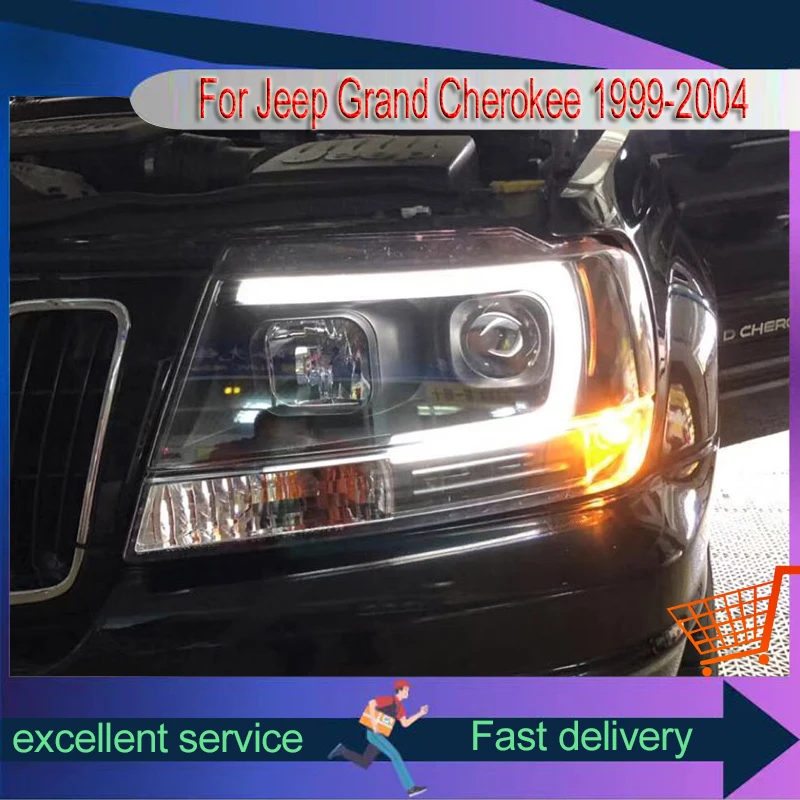Автомобильные лампы для Jeep Grand Cherokee 1999-2004, передние фары, светодиодный сигнал DRL, фара HID, линза проектора, ремонт, автоинструмент, аксессуары
Автомобильные лампы для Jeep Grand Cherokee 1999-2004, передние фары, светодиодный сигнал DRL, фара HID, линза проектора, ремонт, автоинструмент, аксессуары