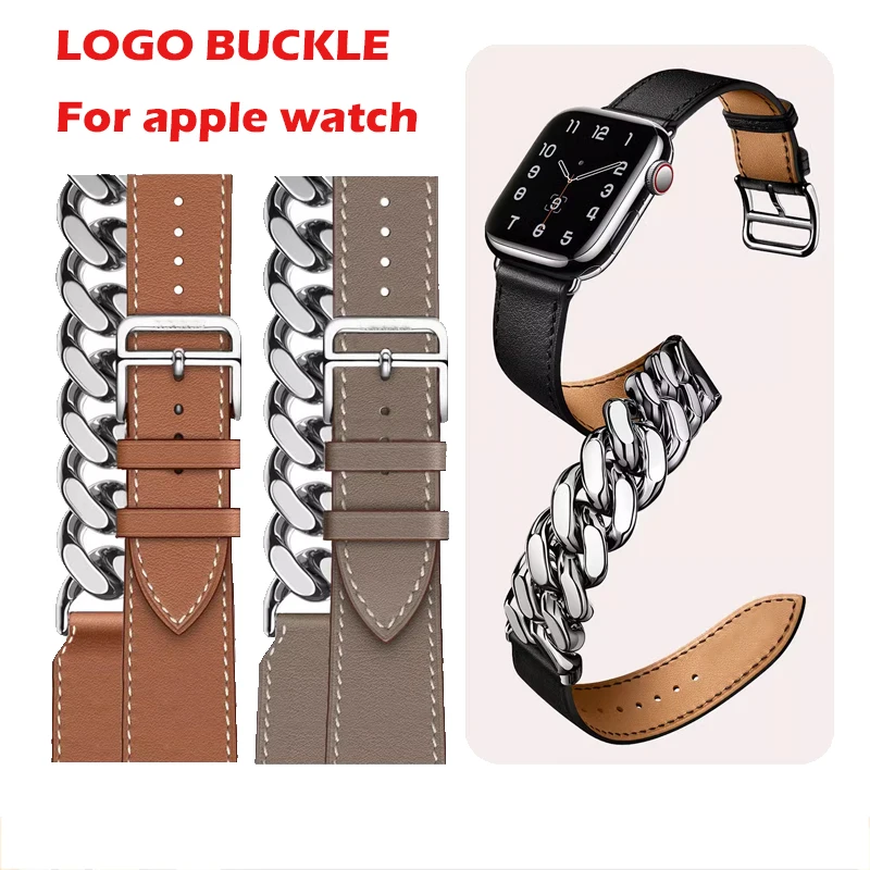 Gourmette металлический двойной туристический ремешок для Apple Watch band 40 мм 41 мм, ремешок из натуральной кожи 45 мм 42 мм 44 мм 8 7 6 Se 5 4 Ultra 49 мм
Gourmette металлический двойной туристический ремешок для Apple Watch band 40 мм 41 мм, ремешок из натуральной кожи 45 мм 42 мм 44 мм 8 7 6 Se 5 4 Ultra 49 мм