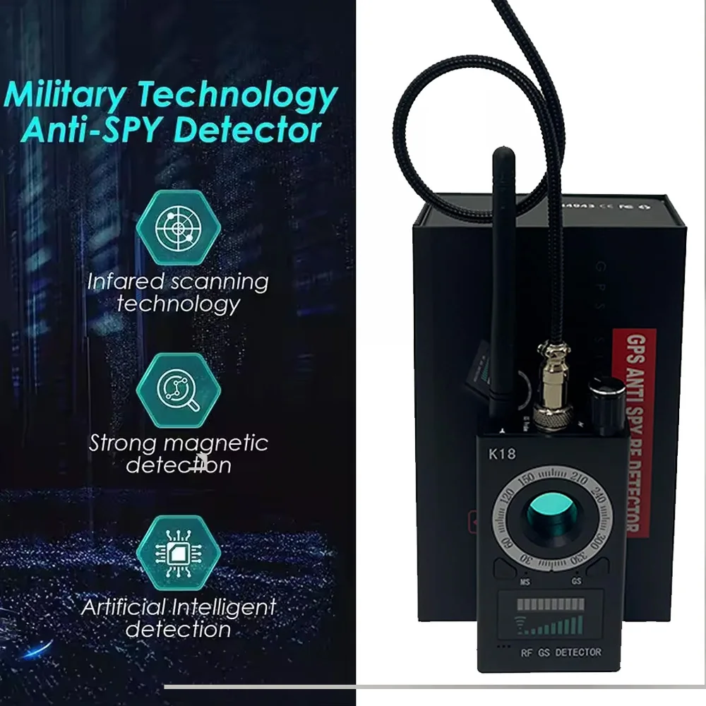 K18 Camere Detector GPS Microphone Detect Mini hacking gadets Detector Hidden Camere Bug GPS Tracker Detector for Travel Hotel
K18 Camere Detector GPS Microphone Detect Mini hacking gadets Detector Hidden Camere Bug GPS Tracker Detector for Travel Hotel