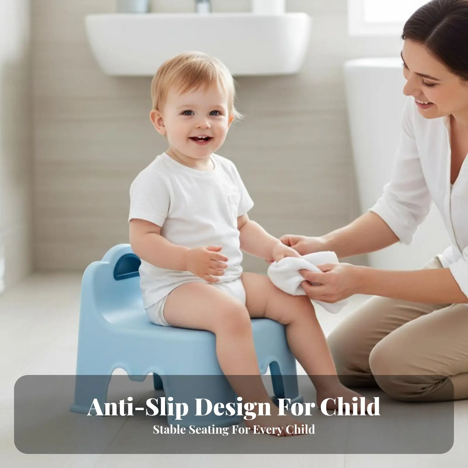 Young Child's Supportrest Stool Multifunctional Child's Step Stool Rounded Corners Lightweight for Young Children, Bathroom
Young Child's Supportrest Stool Multifunctional Child's Step Stool Rounded Corners Lightweight for Young Children, Bathroom