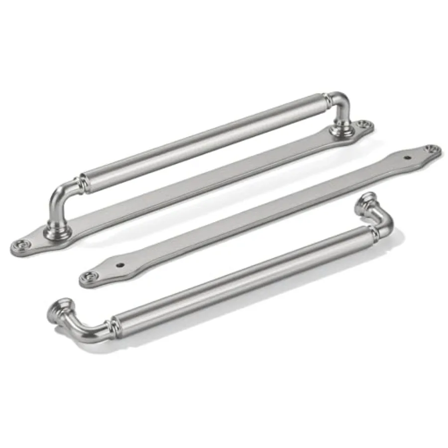Pack Satin Cabinet Pull with Backplate Solid Heavy-Duty Handles with Base Plate Cabinet Pulls for Drawer Sliding Door Charcuter
Pack Satin Cabinet Pull with Backplate Solid Heavy-Duty Handles with Base Plate Cabinet Pulls for Drawer Sliding Door Charcuter
